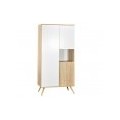 Armoire 1 grande et 2 petites portes niche Seventies SAUTHON