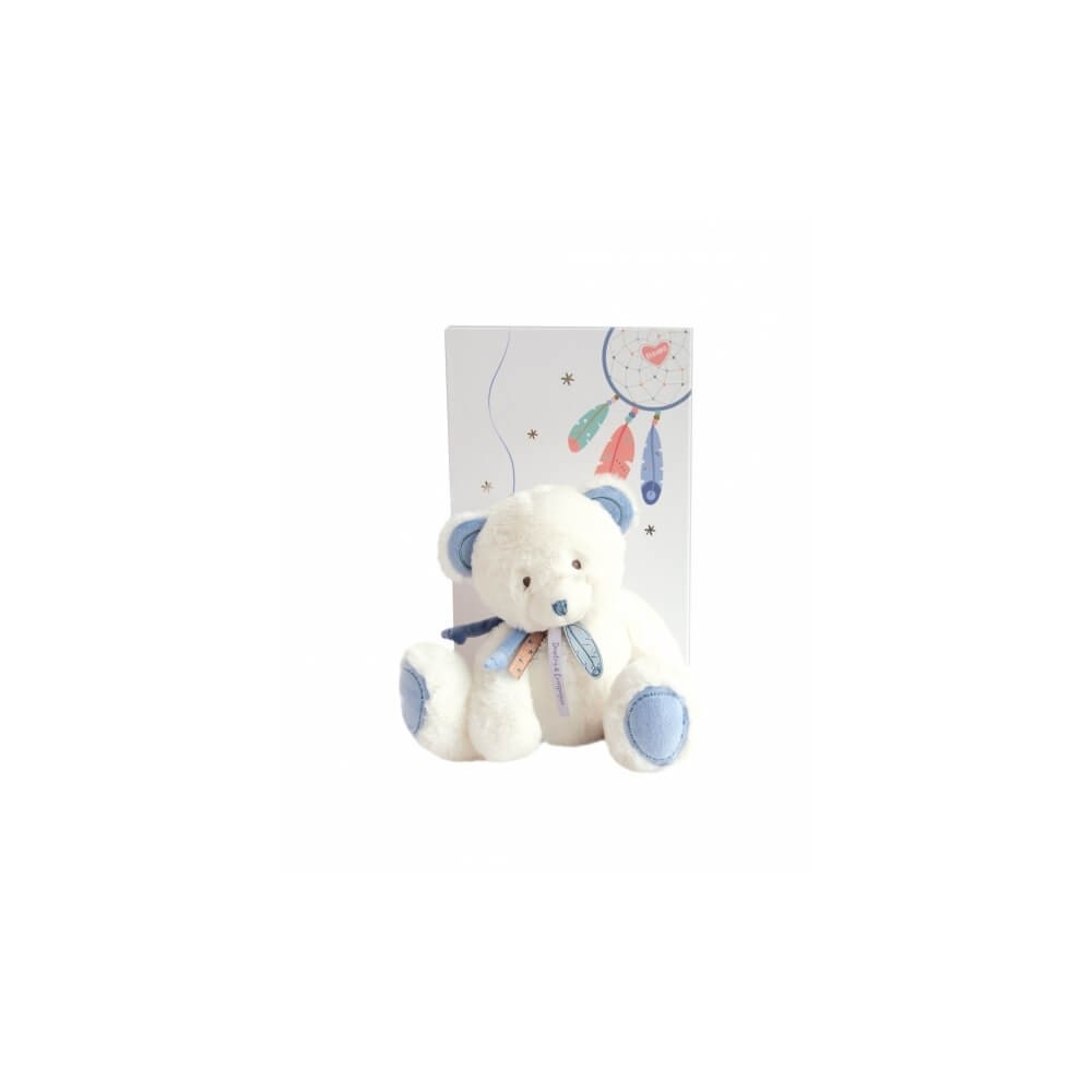 peluche ours bleu