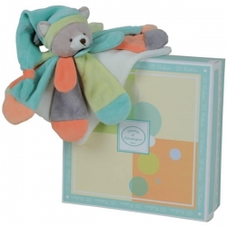 Doudou chat pêche menthe - DOUDOU & CIE