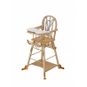 Chaise transformable courbe vernis naturel COMBELLE