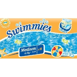 Maillot de bain couche jetable SWIMMIES M +12kg