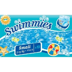 Maillot de bain couche jetable SWIMMIES S 7-13KG